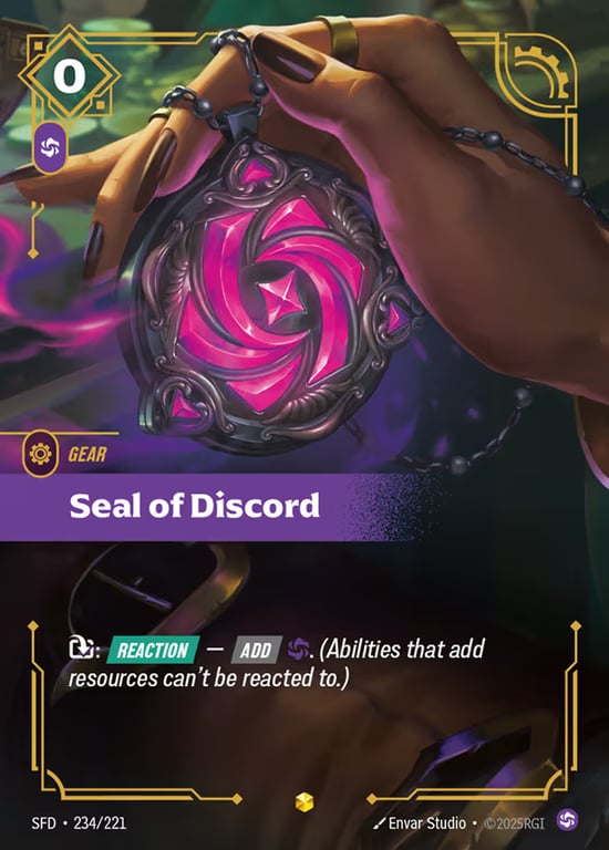 Seal of Discord, Riftbound card SFD-234