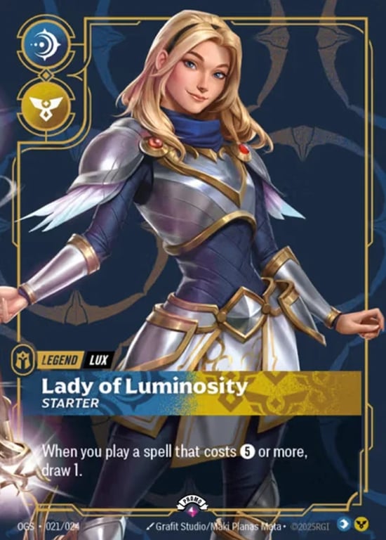 Lux, Lady of Luminosity, Riftbound card OGS-021-p