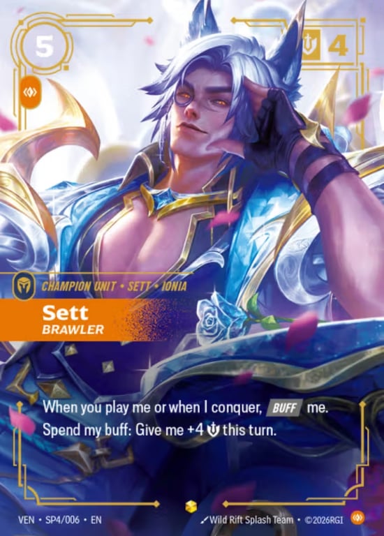 Sett, Brawler, Riftbound card VEN-SP4