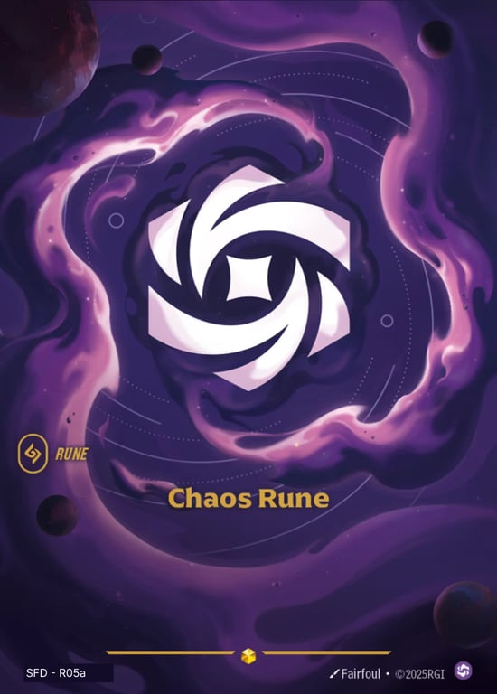 Chaos Rune, Riftbound card SFD-R05a