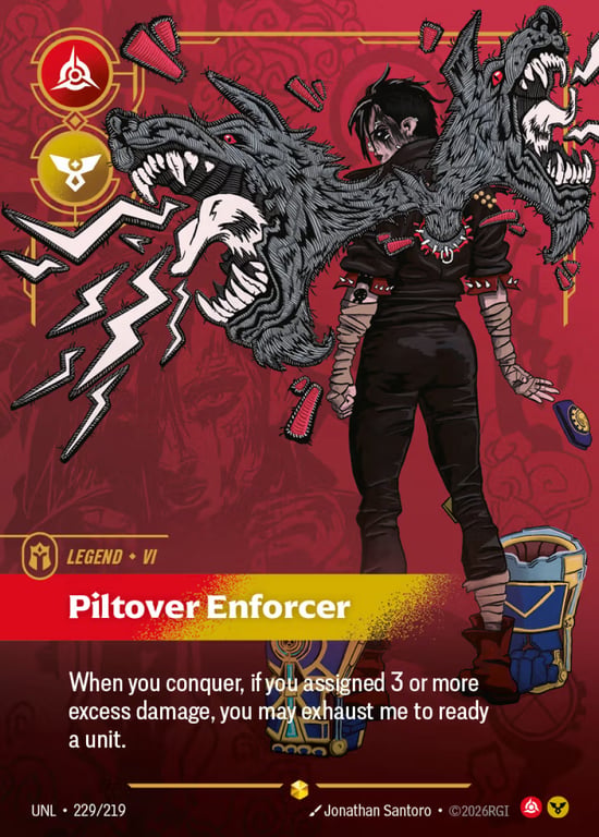 Vi, Piltover Enforcer, Riftbound card UNL-229