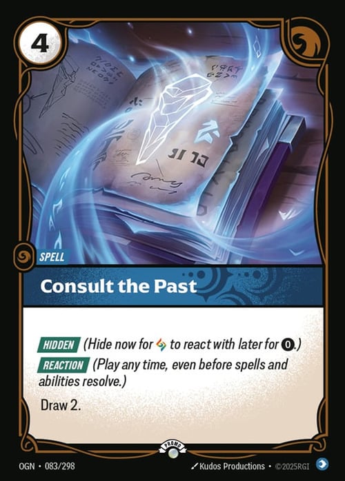 Consult the Past, Riftbound card OGN-083p