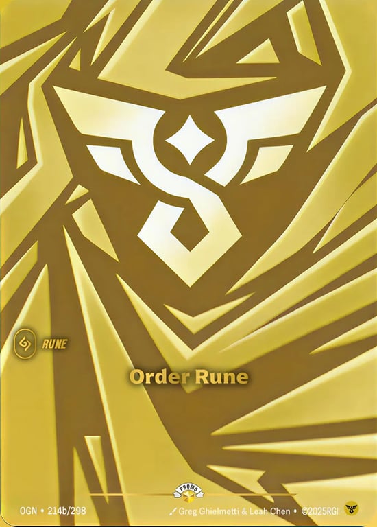 Order Rune, Riftbound card OGN-214b