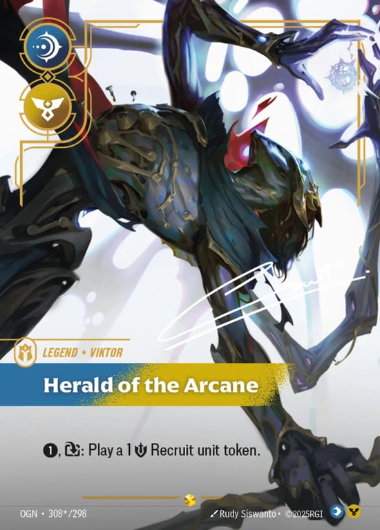 Viktor, Herald of the Arcane, Riftbound card OGN-308*