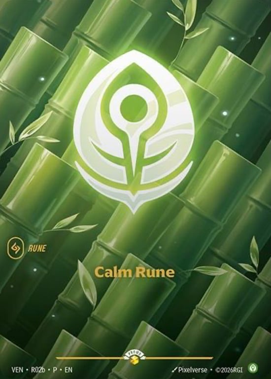 Calm Rune, Riftbound card VEN-R02b-P