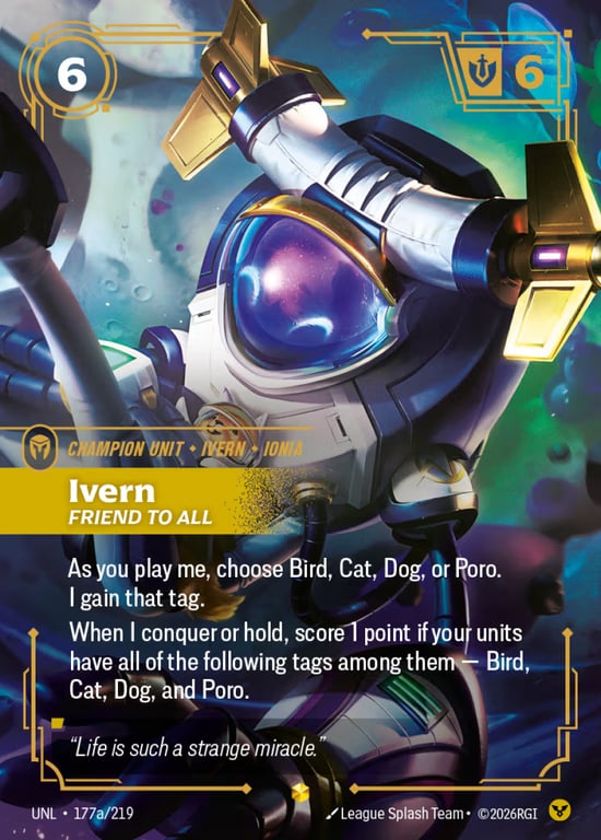 Ivern, Friend to All, Riftbound card UNL-177a