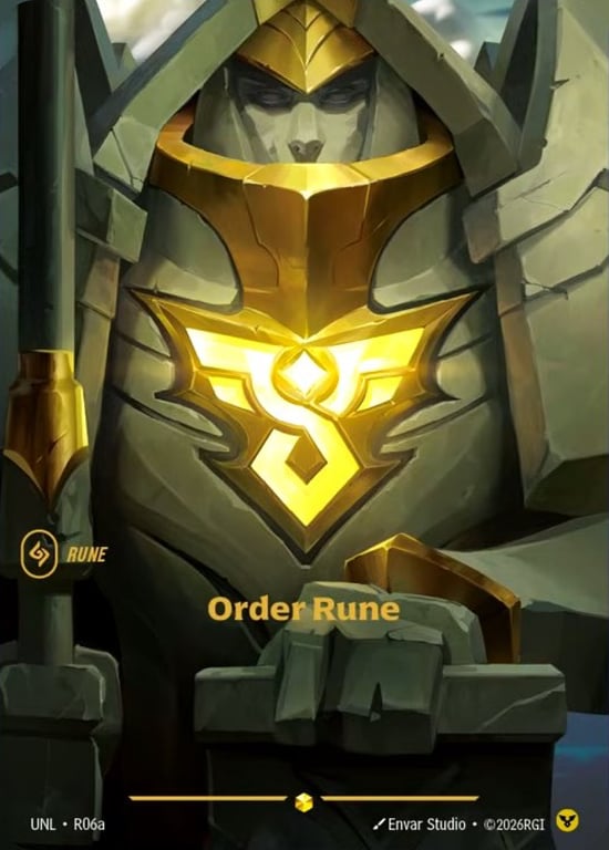 Order Rune, Riftbound card UNL-R06a