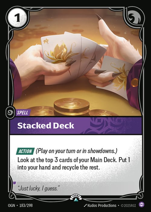 Stacked Deck, Riftbound card OGN-183p