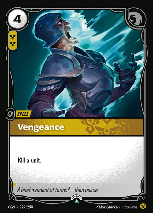 Vengeance, Riftbound card OGN-229p