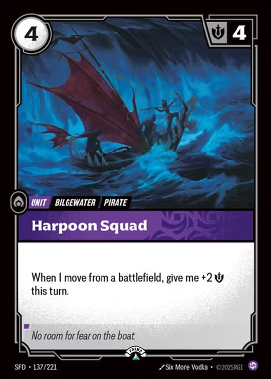 Harpoon Squad, Riftbound card SFD-137-p