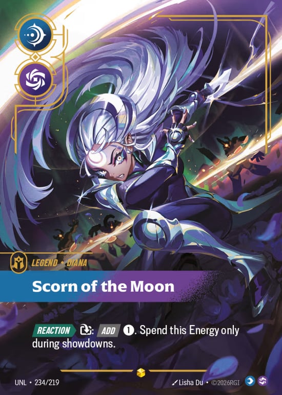 Diana, Scorn of the Moon, Riftbound card UNL-234