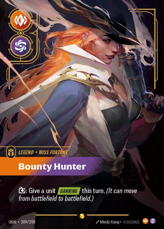 Miss Fortune, Bounty Hunter, Riftbound card OGN-309