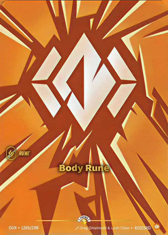 Body Rune, Riftbound card OGN-126b