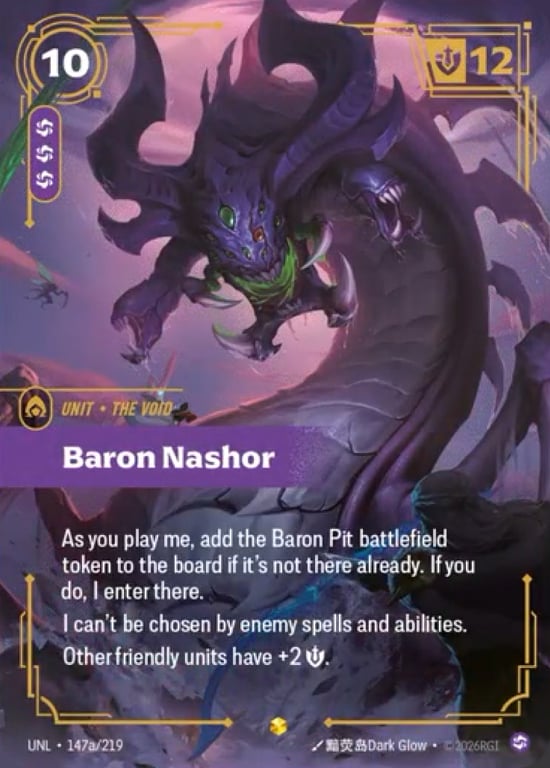 Baron Nashor, Riftbound card UNL-147a