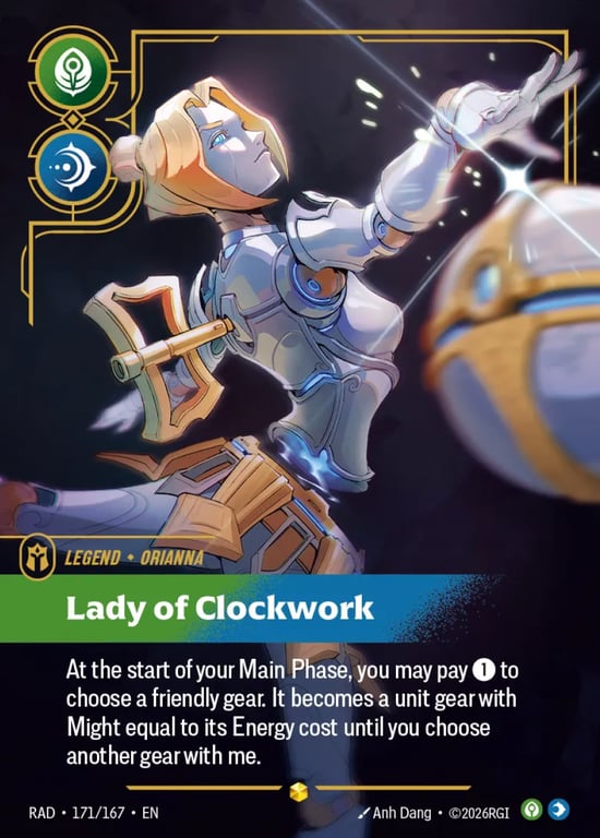 Orianna, Lady of Clockwork, Riftbound card RAD-171
