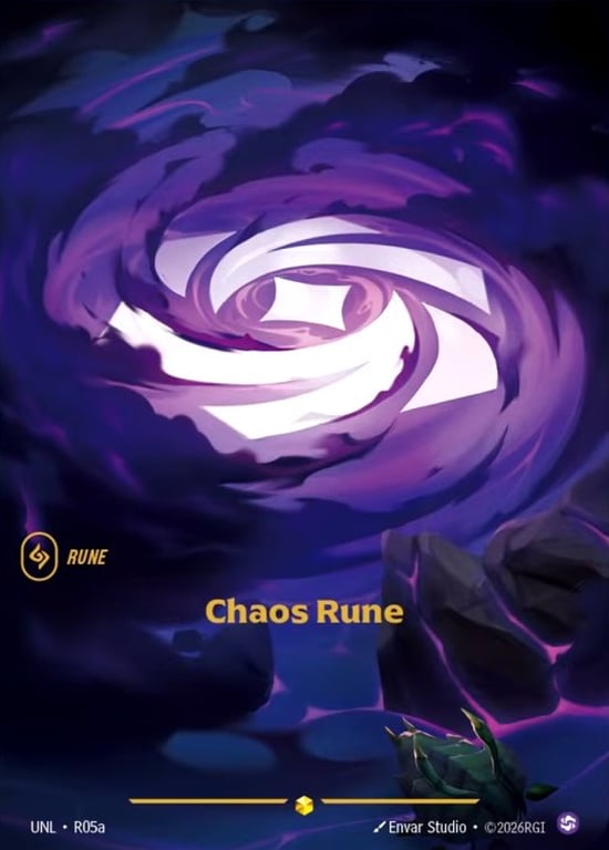 Chaos Rune, Riftbound card UNL-R05a