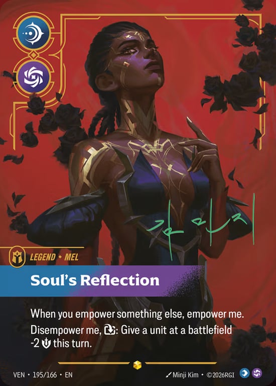Mel, Soul's Reflection, Riftbound card VEN-195*