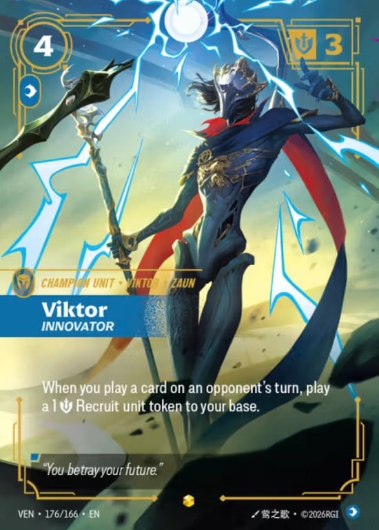 Viktor, Innovator, Riftbound card VEN-176