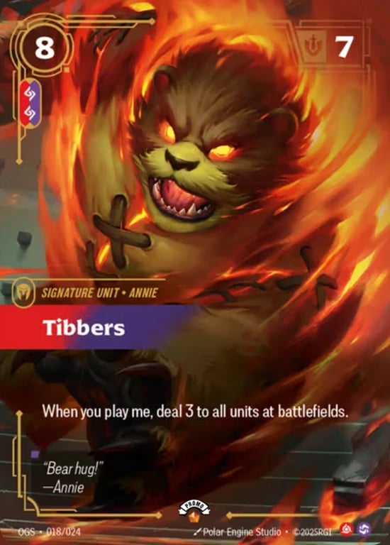 Tibbers, Riftbound card OGS-018-p