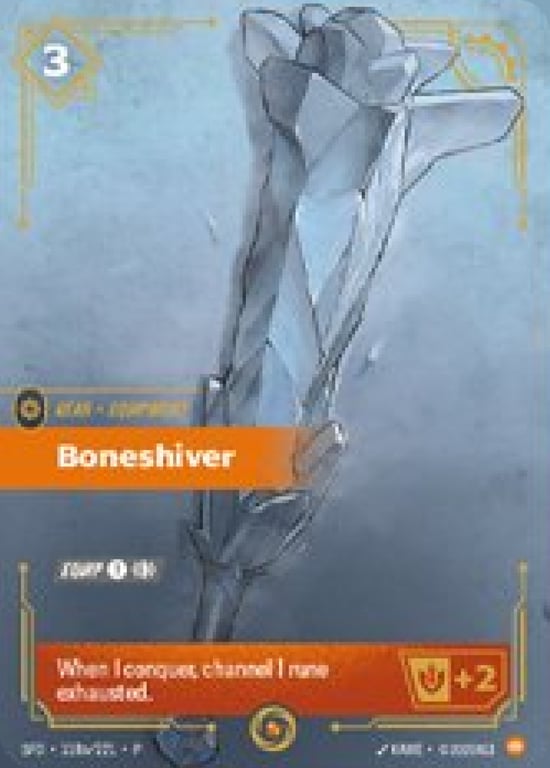 Boneshiver, Riftbound card SFD-118a
