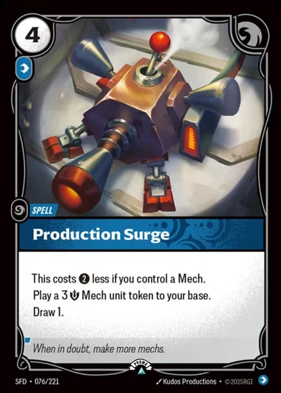 Production Surge, Riftbound card SFD-076-p