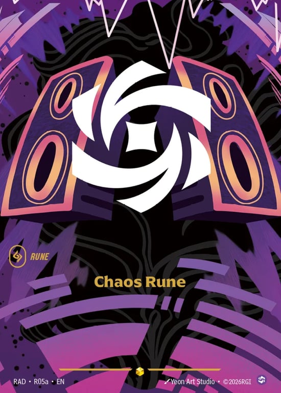 Chaos Rune, Riftbound card RAD-R05a