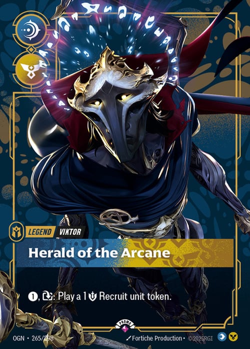 Viktor, Herald of the Arcane, Riftbound card OGN-265p