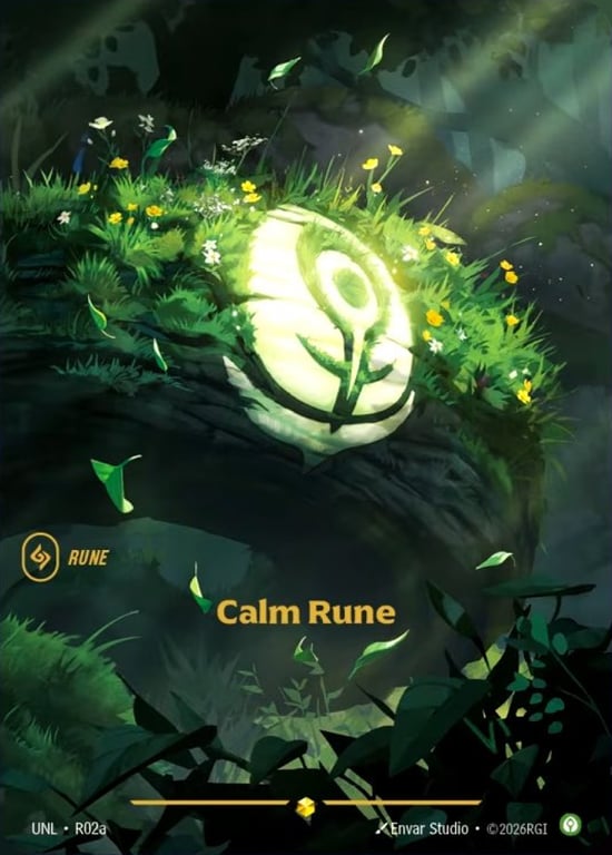 Calm Rune, Riftbound card UNL-R02a