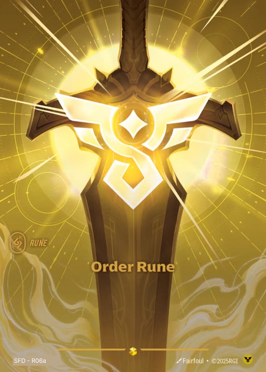 Order Rune, Riftbound card SFD-R06a