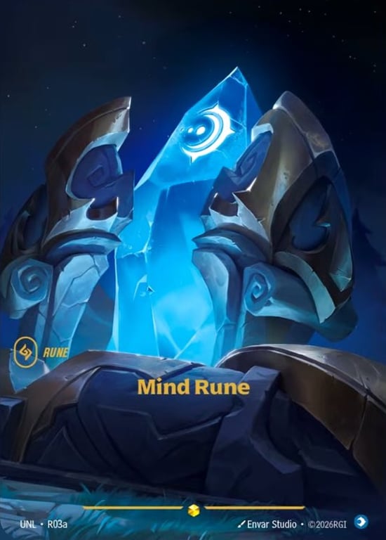 Mind Rune, Riftbound card UNL-R03a
