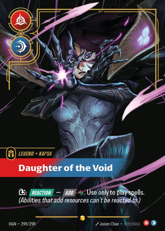 Kai'Sa, Daughter of the Void, Riftbound card OGN-299