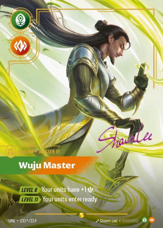 Master Yi, Wuju Master, Riftbound card UNL-231*