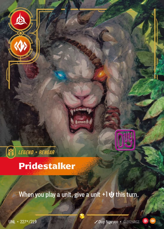 Rengar, Pridestalker, Riftbound card UNL-227*