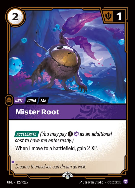 Mister Root, Riftbound card UNL-127-p