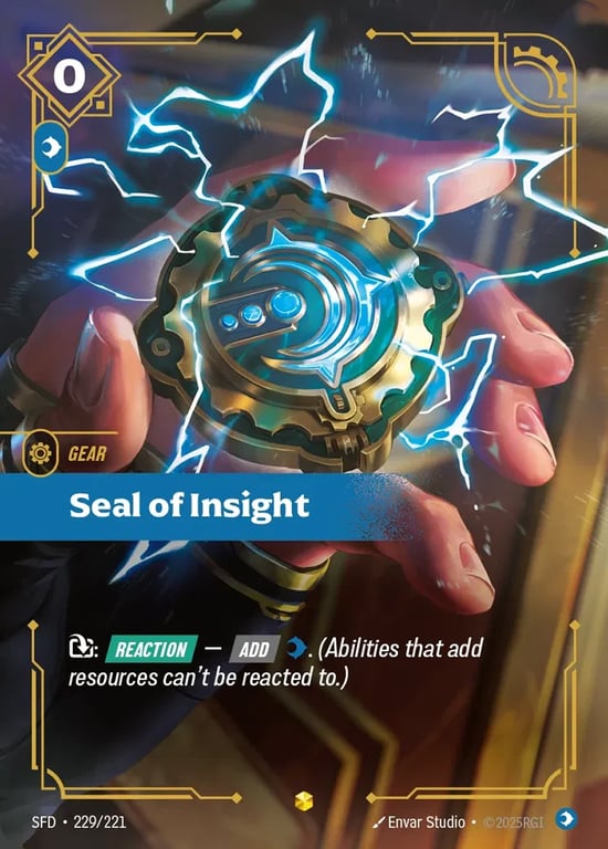Seal of Insight, Riftbound card SFD-229