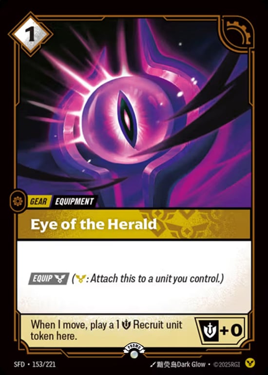 Eye of the Herald, Riftbound card SFD-153-p