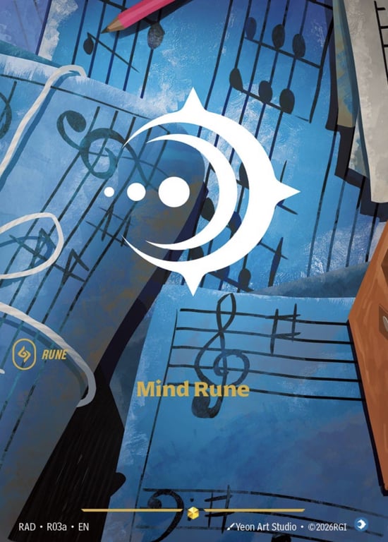 Mind Rune, Riftbound card RAD-R03a