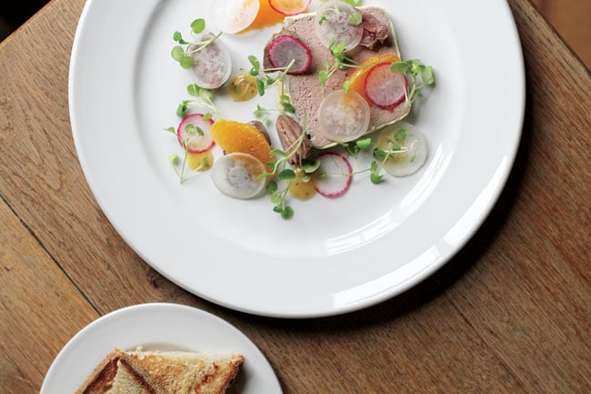 Duck liver parfait