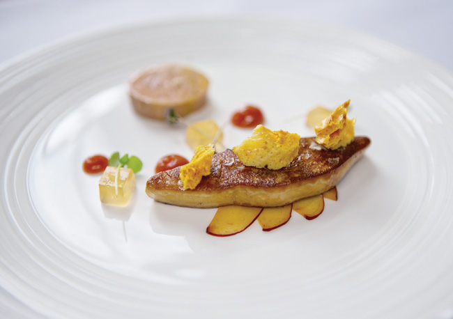 Lucknam Park food