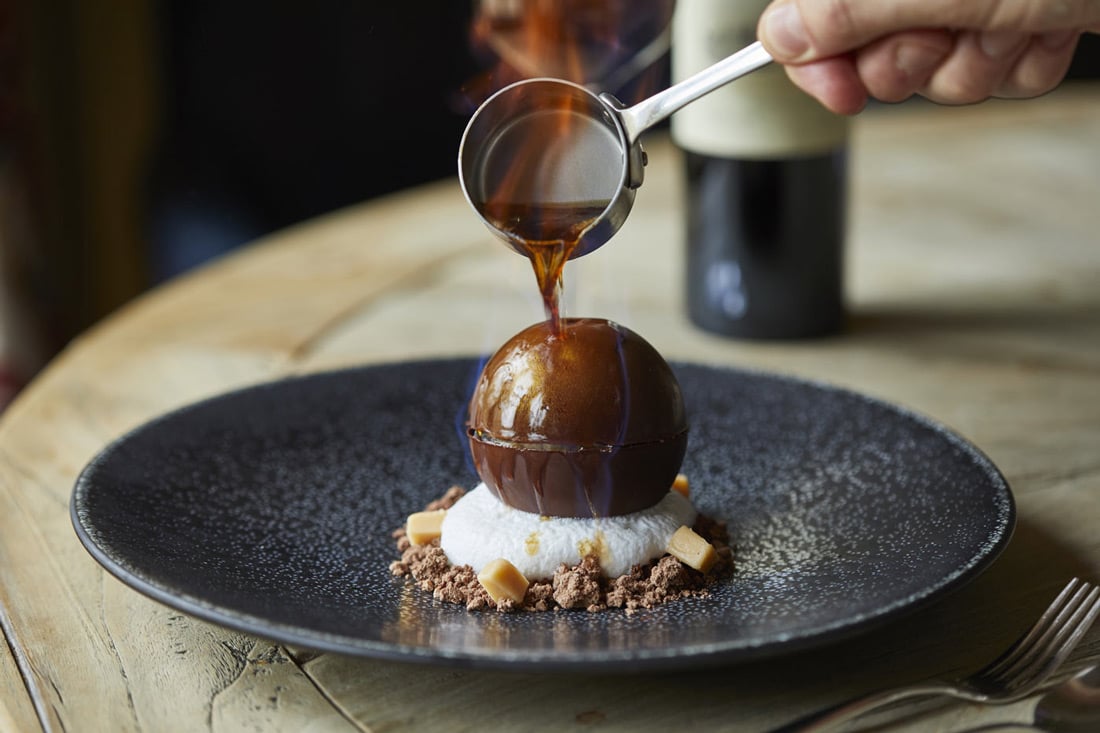 Dessert at The Methuen Arms