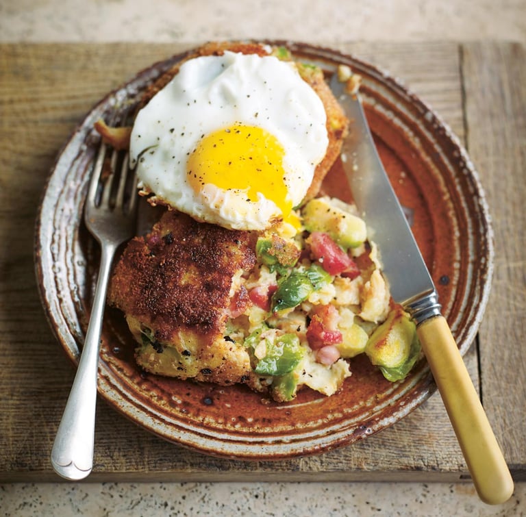 Parsnip potato cakes