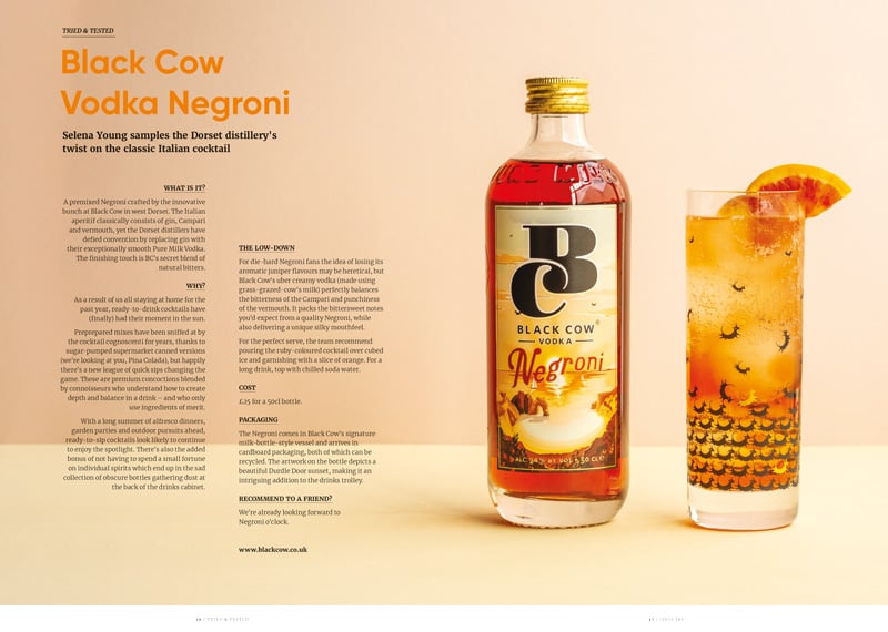 Tried and Tested, Black Cow Negroni
