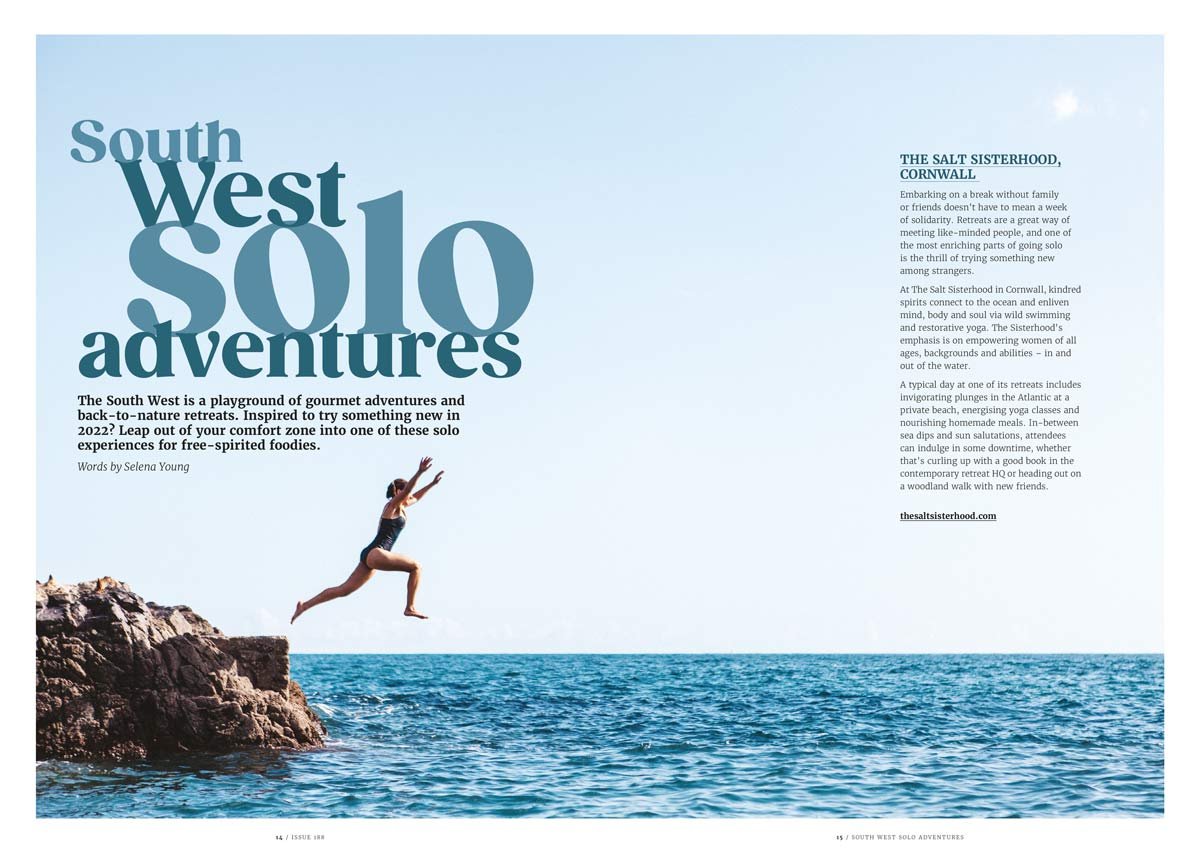 FOOD South west solo adventures, January & February 2022