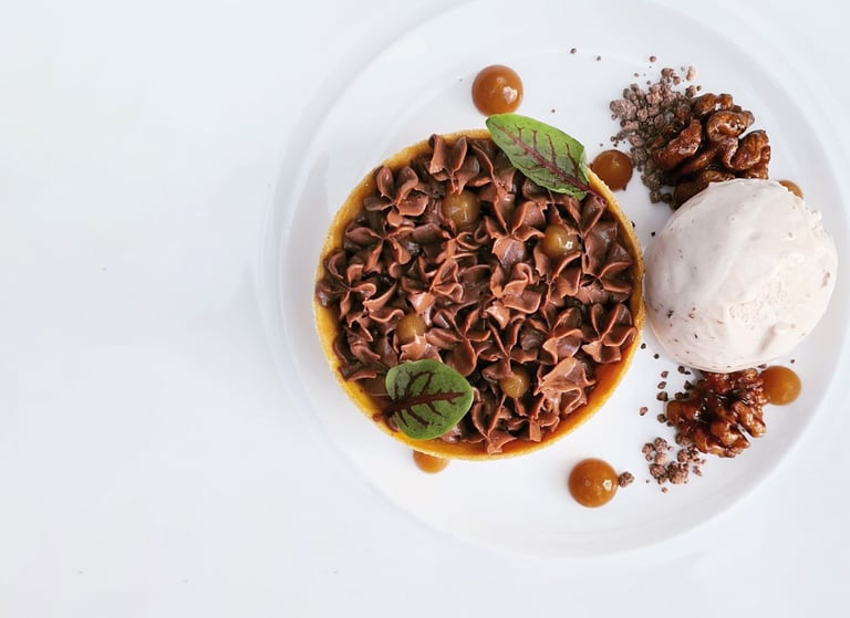 whisky chocolate tarts