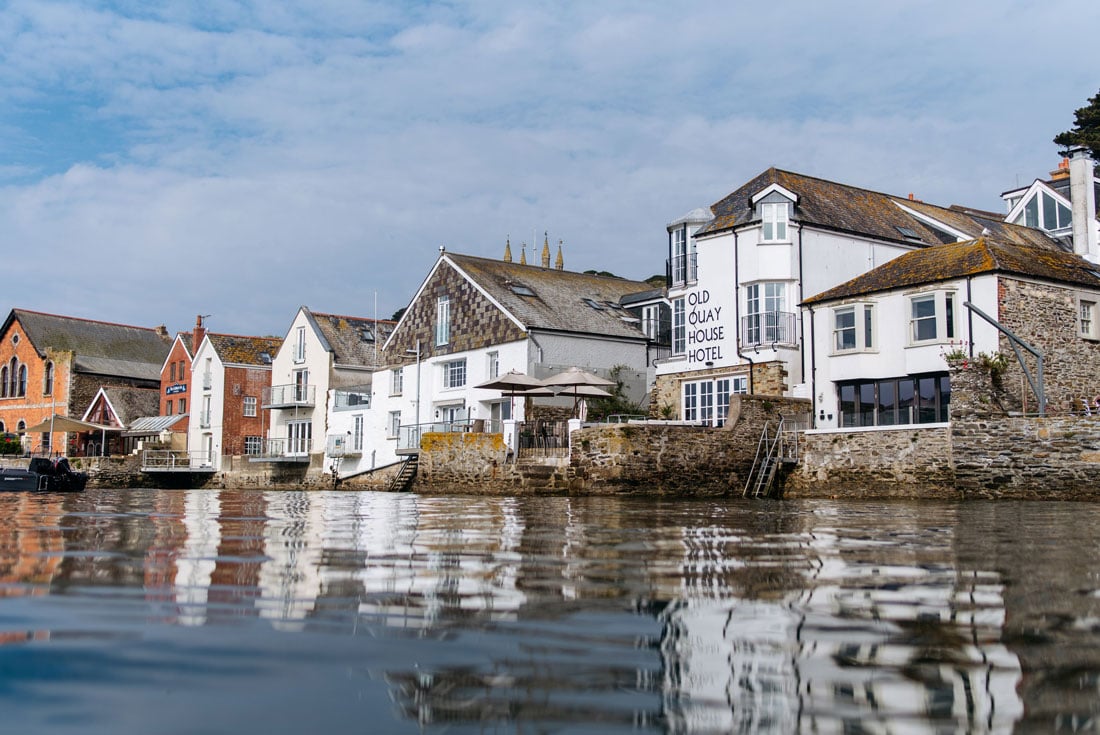 The Old Quay House Hotel from the water - last-minute autumn breaks