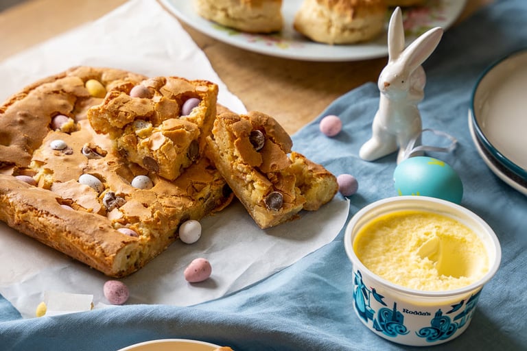 Rodda's Easter blondies
