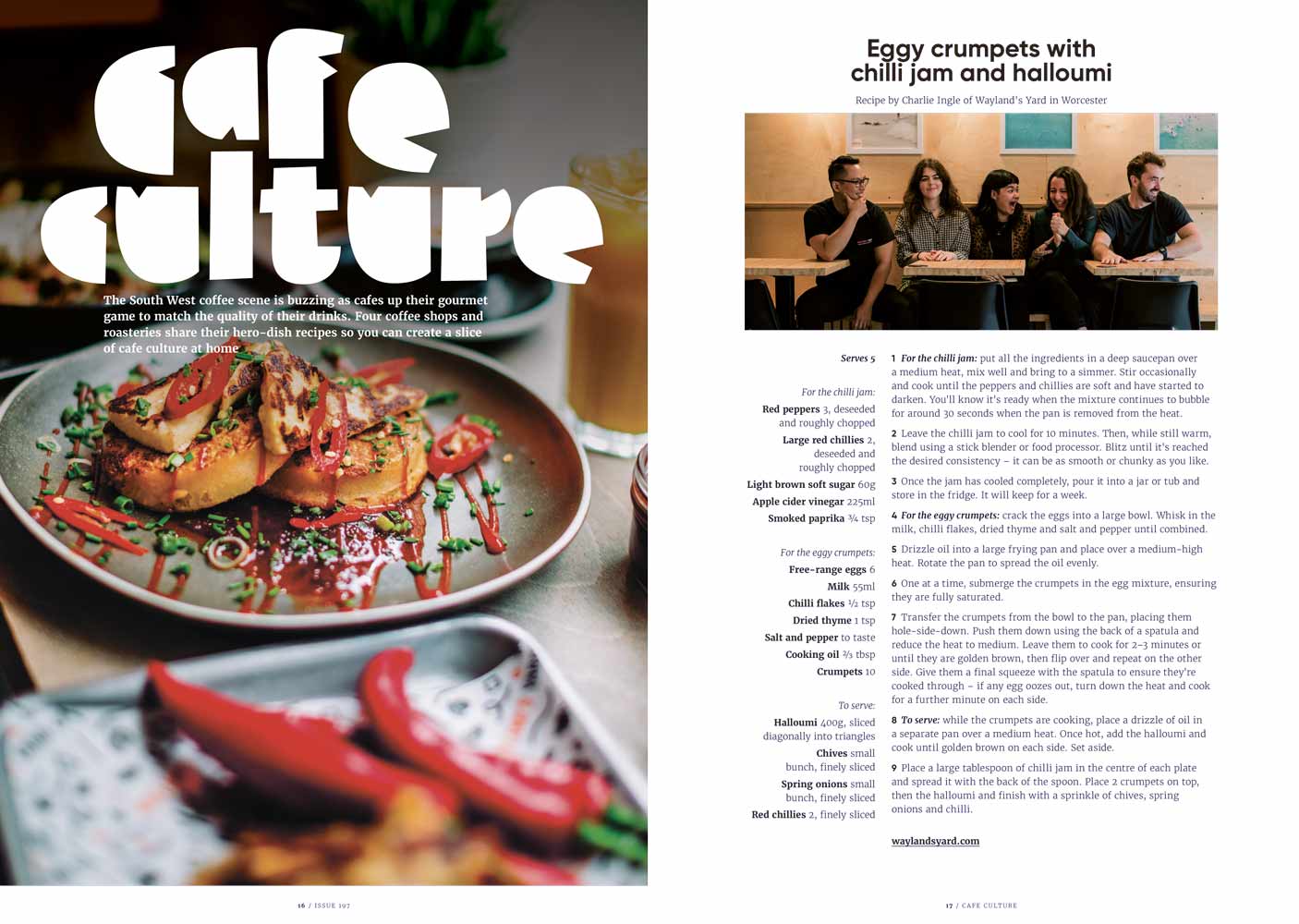 FOOD July August Cafe Culture