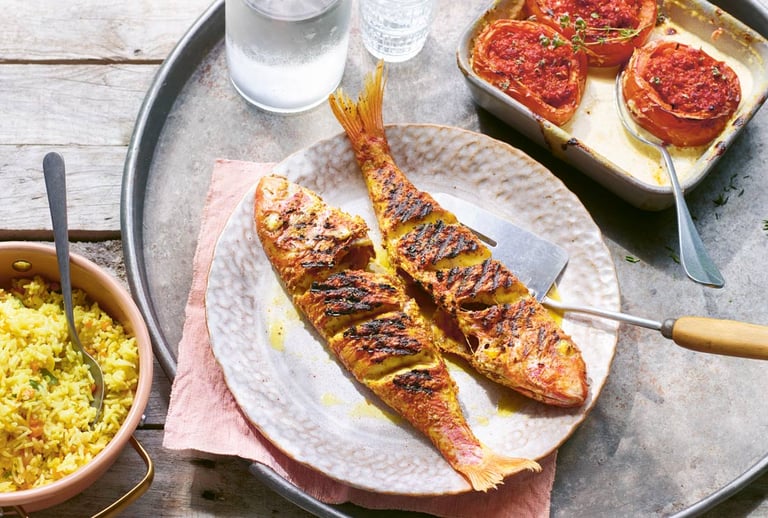 Whole red mullet from Nathan Outlaw