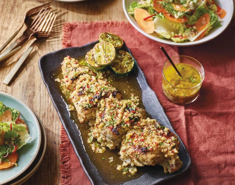 Satay monkfish by Nathan Outlaw