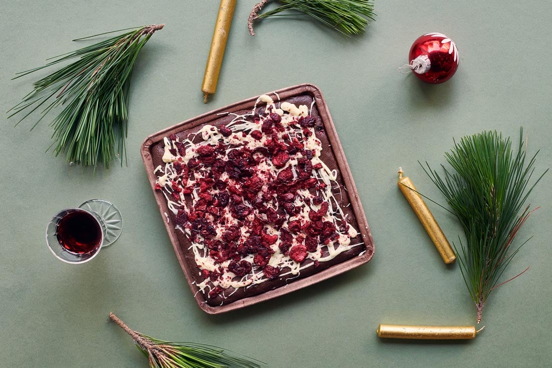 cherry brownie Exploding Bakery, foodie gifts under £50